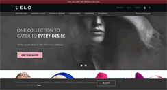Desktop Screenshot of lelo.com